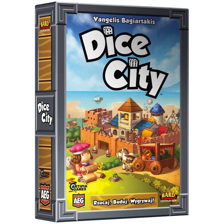 Dice City, joc de societate, 1-4 jucatori, 14+, 45-60 minute, editia poloneza