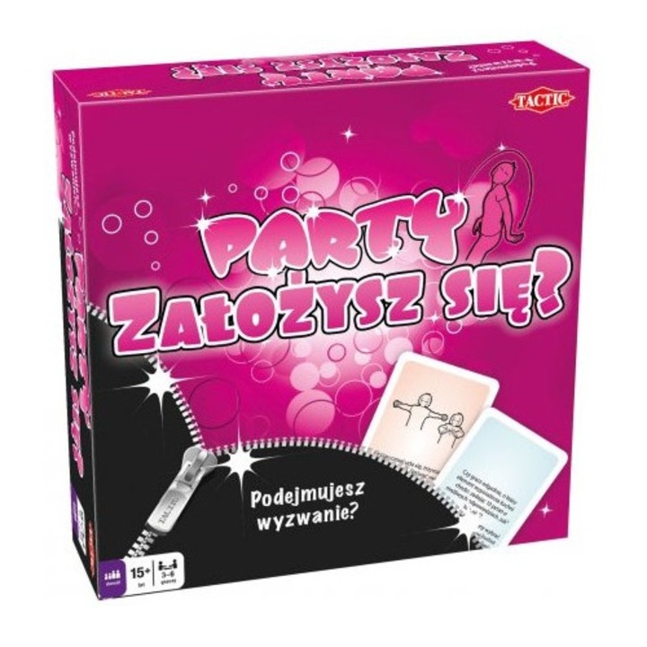 Joc de societate Tactic Games, Zalozysz sie? Party, 288 carti, 3-6 jucatori, 15+ ani