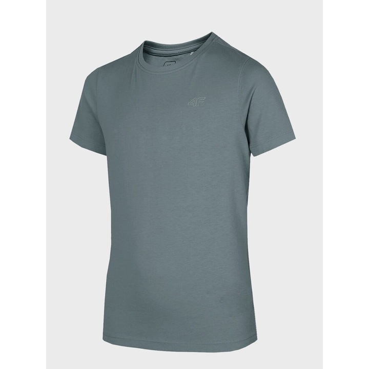 Tricou sport baieti 4F albastru cobalt, Verde aquamarin