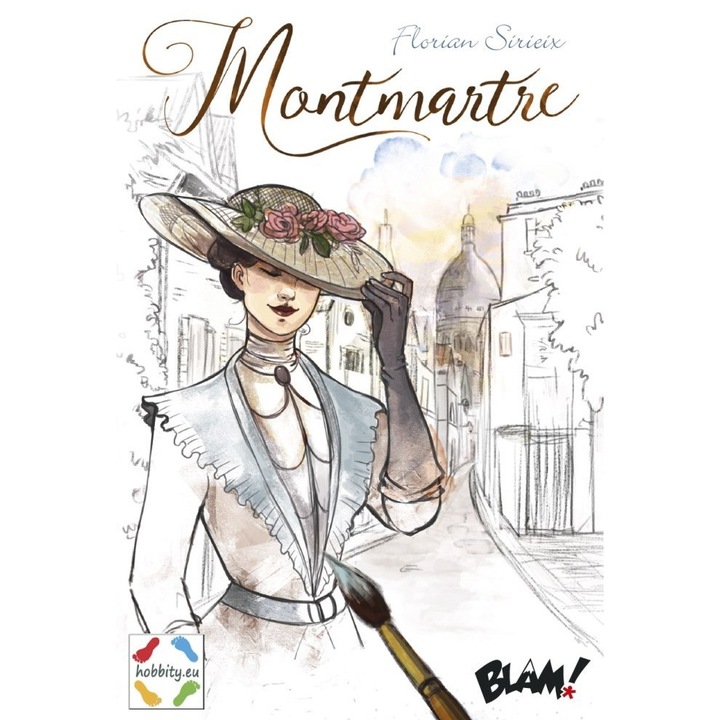 Montmartre társasjáték, HOBBITY.eu, 2-5 játékos, 60-90 perc, stratégia, rajz