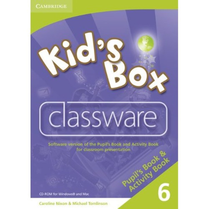 Software educational Cambridge Kids Box 6 interactiv pentru clasa