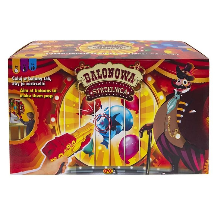 Joc de indemanare EPEE, set cu pistol si baloane multicolor