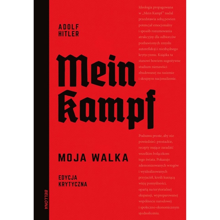 Mein Kampf - Adolf Hitler, Bellona, rosu/negru