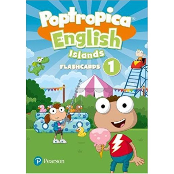 Joc educativ Pearson Poptropica English Islands set flashcards multicolor