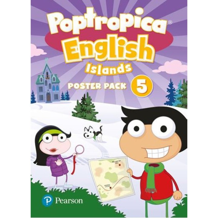 Poptropica English Islands 5, set de postere, activitati diverse, 6-12 ani