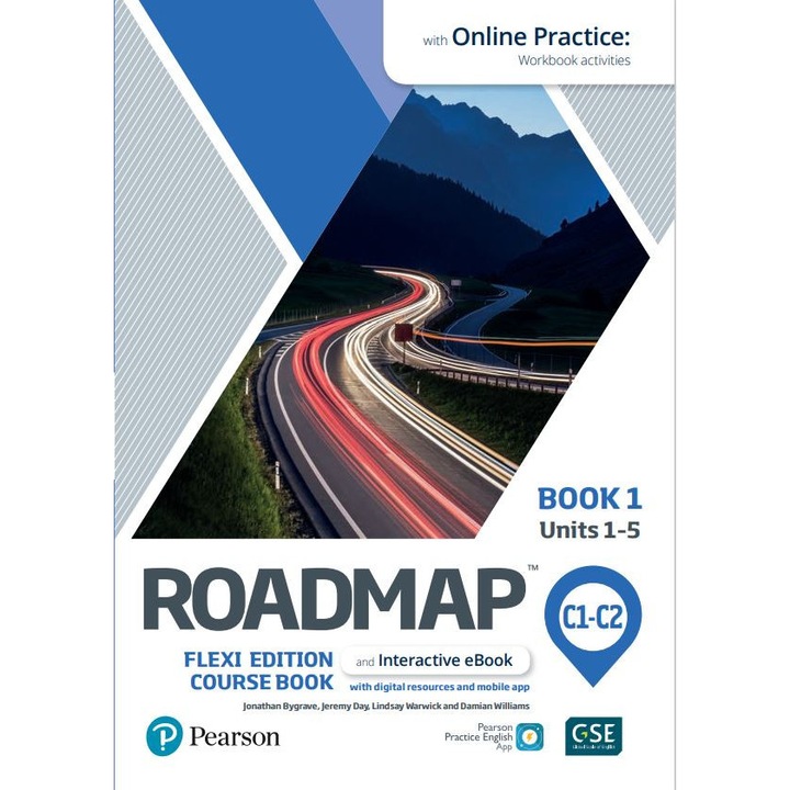 Manual de engleza generala, ROADMAP C1-C2, cu ebook si practica online, 24 luni acces digital