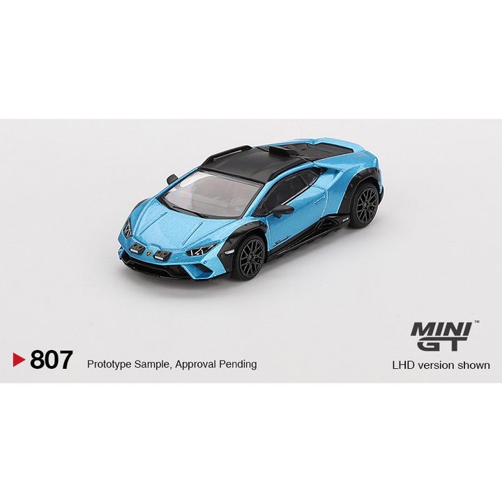 Modelautó Lamborghini Huracán, Sterrato Kék, Aegir 2024 1:64 Mini GT MGT00807-L