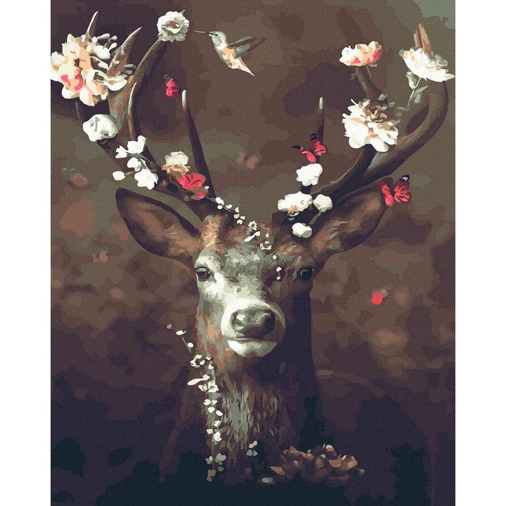 Set de pictura pe numere, Twoje Hobby, 25 culori, 40x50cm