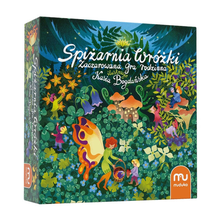 Társasjáték MUDUKO, Spizarnia Wrozki, szövetkezet, 2 játékváltozat, 4 planszetki, tarka