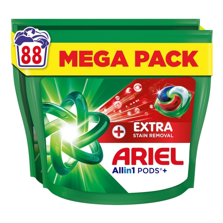 Ariel Allin1 PODS + Extra folteltávolító kapszulás mosószer, 88 mosáshoz