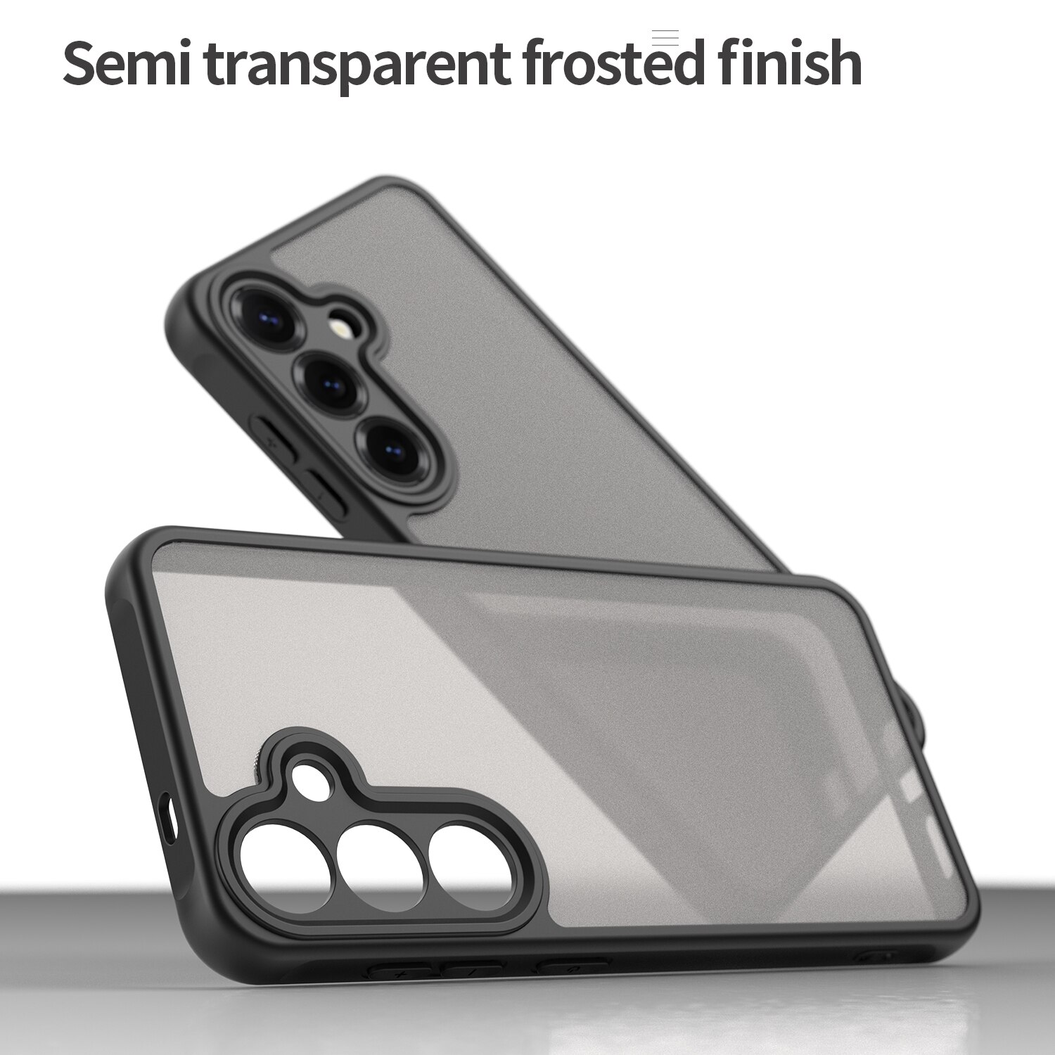 Husa pentru telefon, EJANBO, Samsung Galaxy S25-5G, neagra, TPU