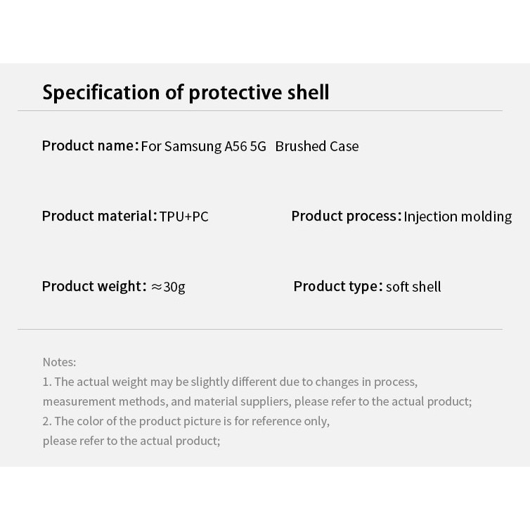 Husa pentru telefon, EJANBO, Samsung Galaxy A56-5G, neagra mata, protectie la cadere, material TPU