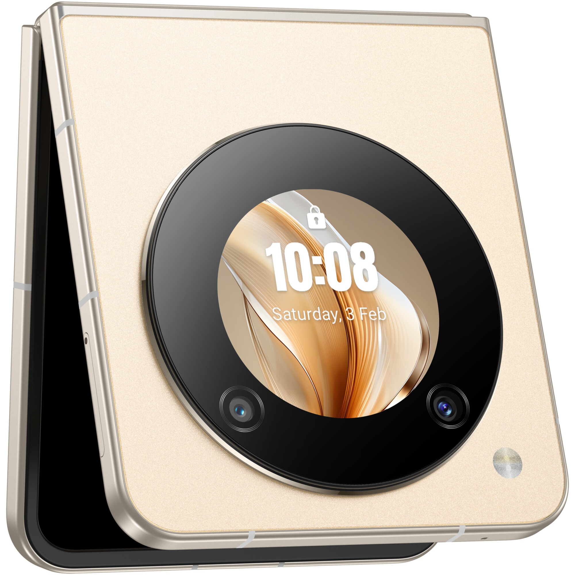 Telefon mobil ZTE nubia FLIP, Dual SIM, 8GB RAM, 256GB, 5G, Gold