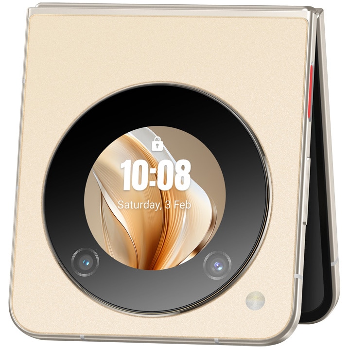 Telefon mobil ZTE nubia FLIP, Dual SIM, 8GB RAM, 256GB, 5G, Gold