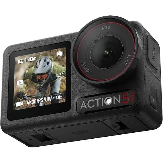 Cameră sport DJI Osmo Action 5 Pro Essential Combo, impermeabilă