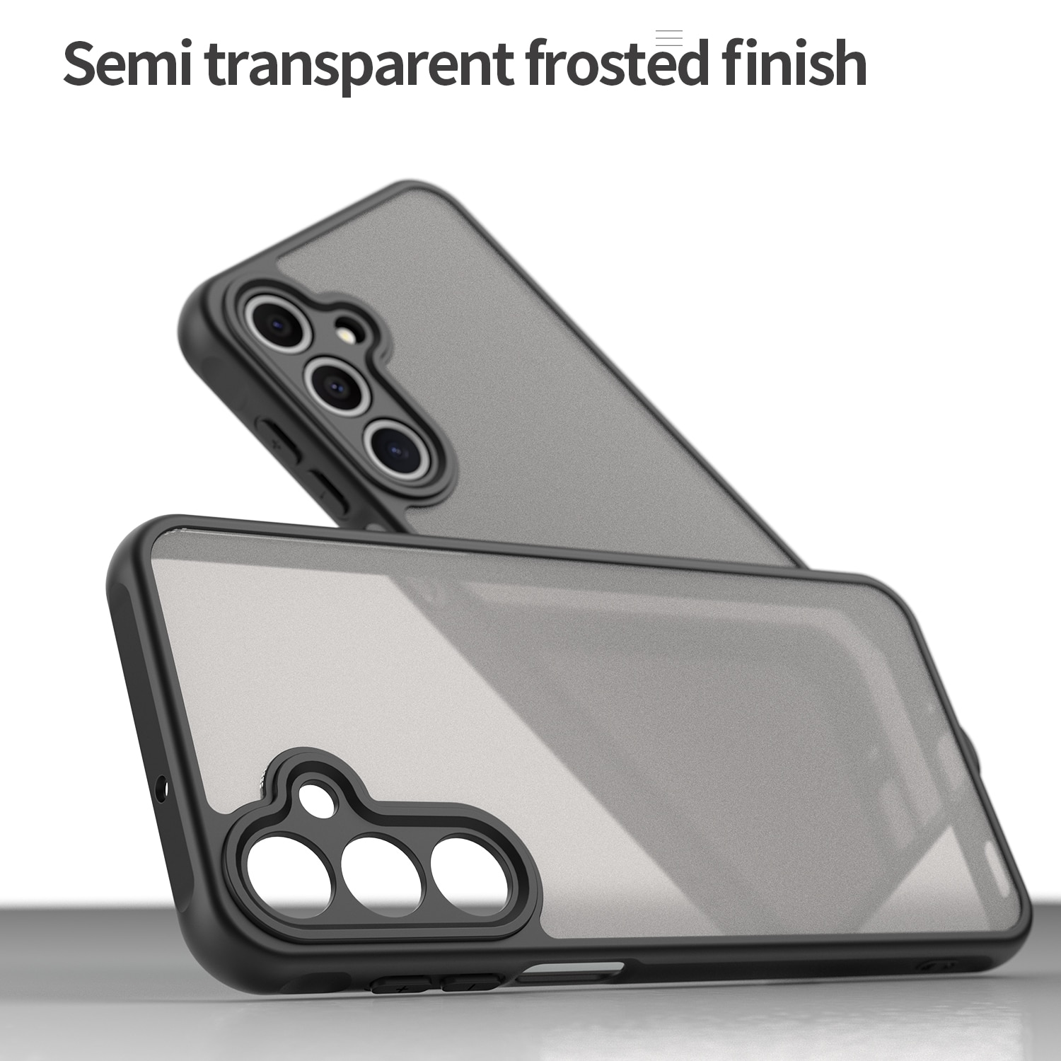 Carcasa pentru telefon, EJANBO, Samsung Galaxy A16-5G, neagra mata, protectie la cadere