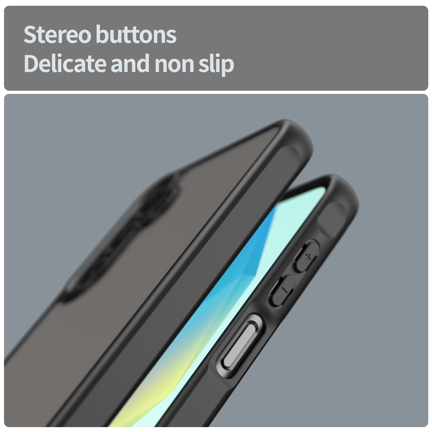 Carcasa pentru telefon, EJANBO, Samsung Galaxy A16-5G, neagra mata, protectie la cadere
