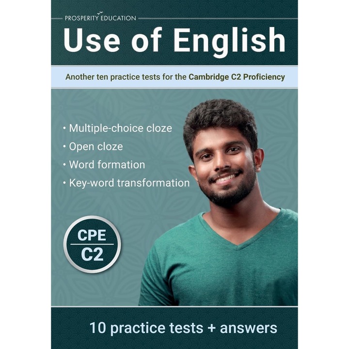 Carte de exercitii Cambridge C2 Proficiency Prosperity Education, 10 teste, 300 itemi