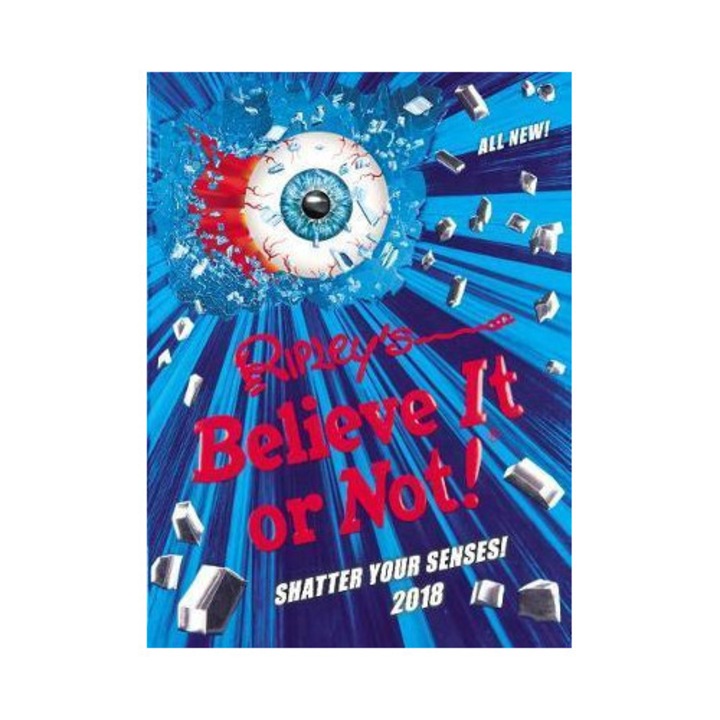 Carte Ripley's Believe It or Not 2018, Cornerstone, coperta 3D, fapte uimitoare