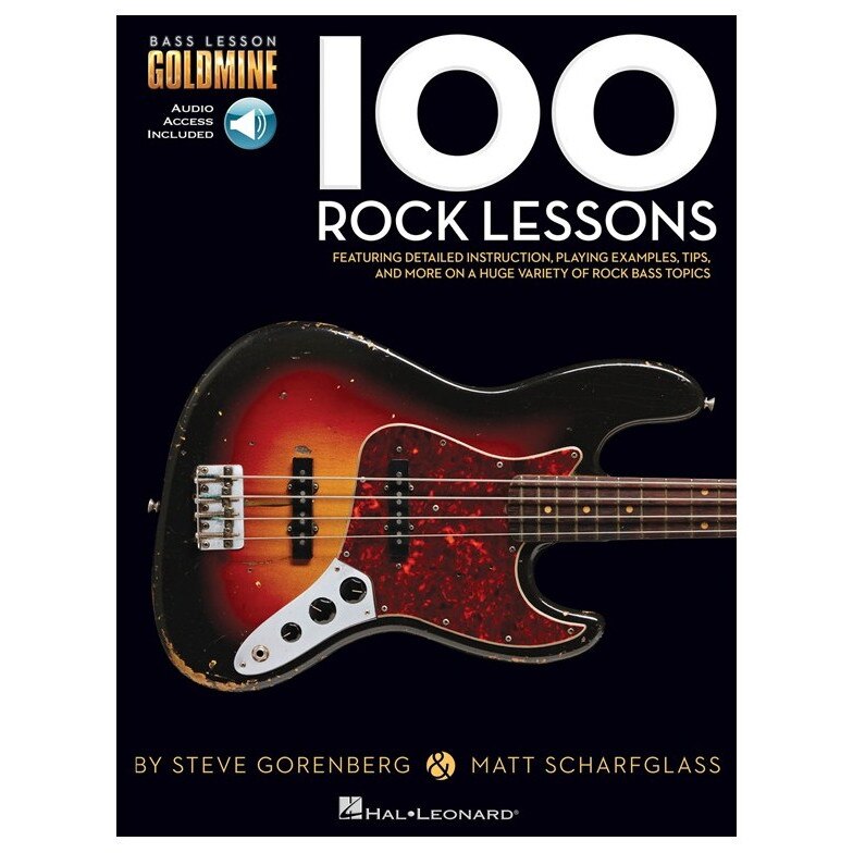 Manual Chitara - Bass lesson goldmine: 100 Rock Lesson