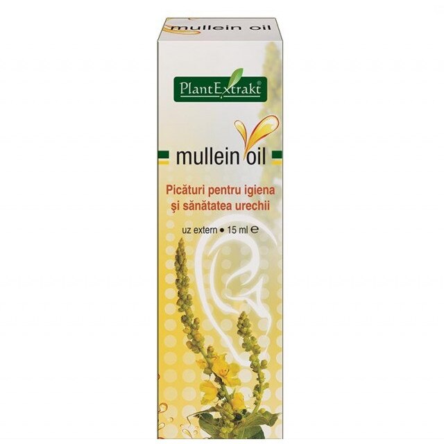 Solutie Mullein Oil 15 ml - pt sanatatea urechii (curent) - Plantextrakt