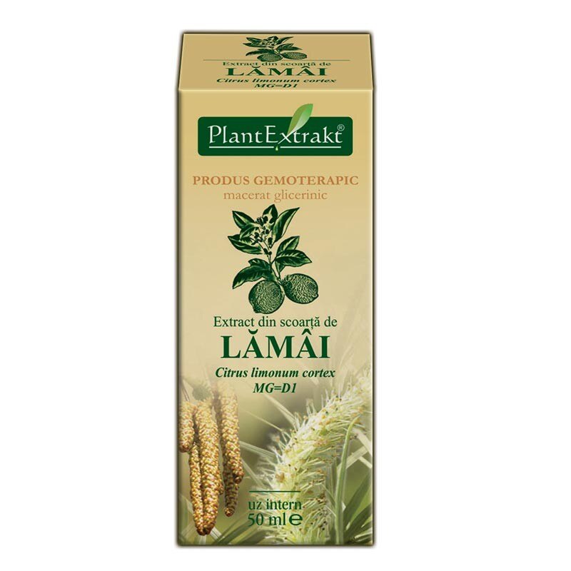 PLANTEXTRAKT, Extract din Scoarta de Lamai 50ml