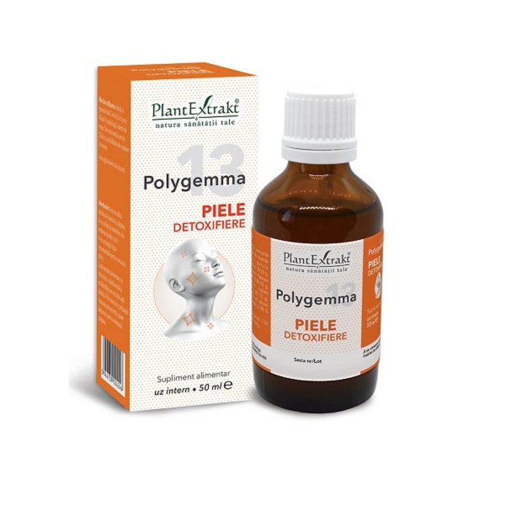 Plant E Polygemma 13 Piele Detoxifiere 50ml