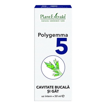 Polygemma nr. 5 - Cavitate bucala si gat - 50 ml - Plantextrakt Polygemma nr. 5 - Cavitate bucala si gat - 50 ml - Plantextrakt