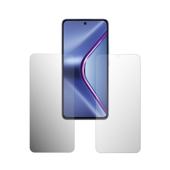 Комплект от 2 протектора за екран iSkinz за Oppo K13 - пълно покритие, невидими Skinz HD, ултрапрозрачни силиконови протектори с пълно покритие, самозалепващи се и гъвкави