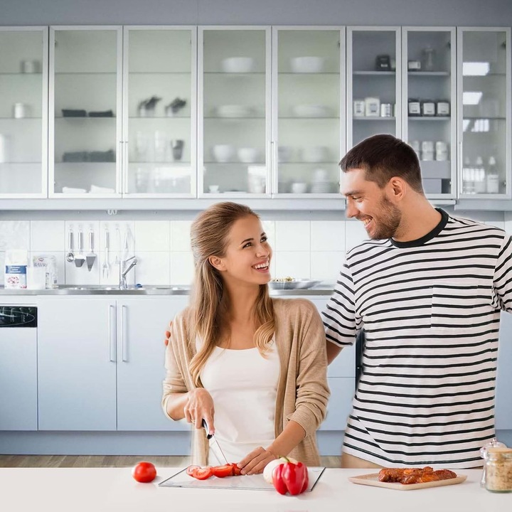 Tocator de alimente, WALALLA, acril, 40x30cm, transparent, antiderapant