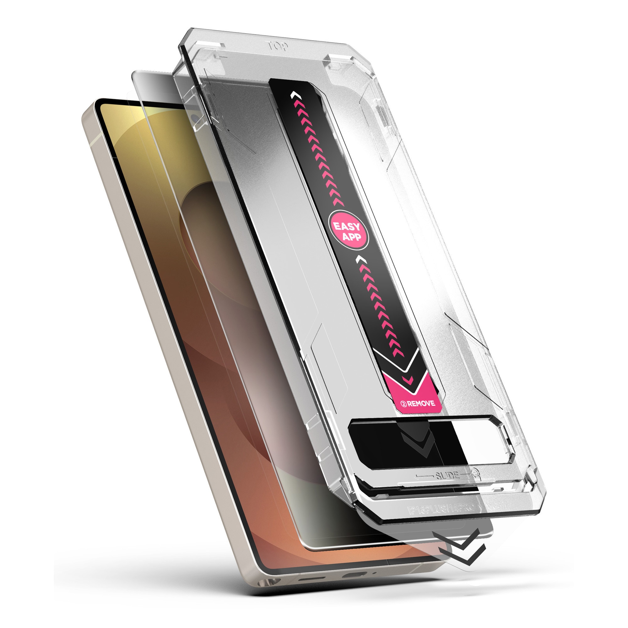 Folie de Protectie Privacy OG Purple compatibila Samsung Galaxy S25 Ultra, cu Kit de Aplicare Instanta si Functie Automata de Indepartare a Prafului