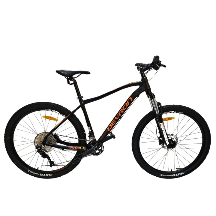 Mtb kerékpár Devron Riddle RM3.7 2025 - 27.5 hüvelyk, S, Fekete