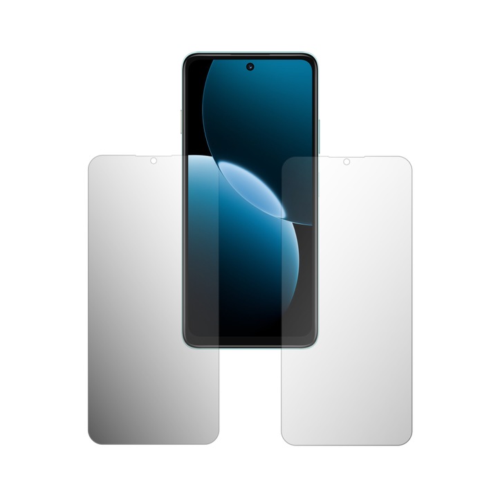 2 db Folie24 képernyővédő fólia szett, Huawei Enjoy 80 készülékhez, 1x ultra-átlátszó + 1x matt, teljes kijelzőt lefed, öntapadó, rugalmas, önregeneráló