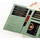 Portofel De Dama Din Piele, Peterson, Model Piele De Sarpe, 9x14x3.5 cm, Sistem RFID, 14 Compartimente Pentru Carduri, 1 Buzunar Pentru Monede, Albastru
