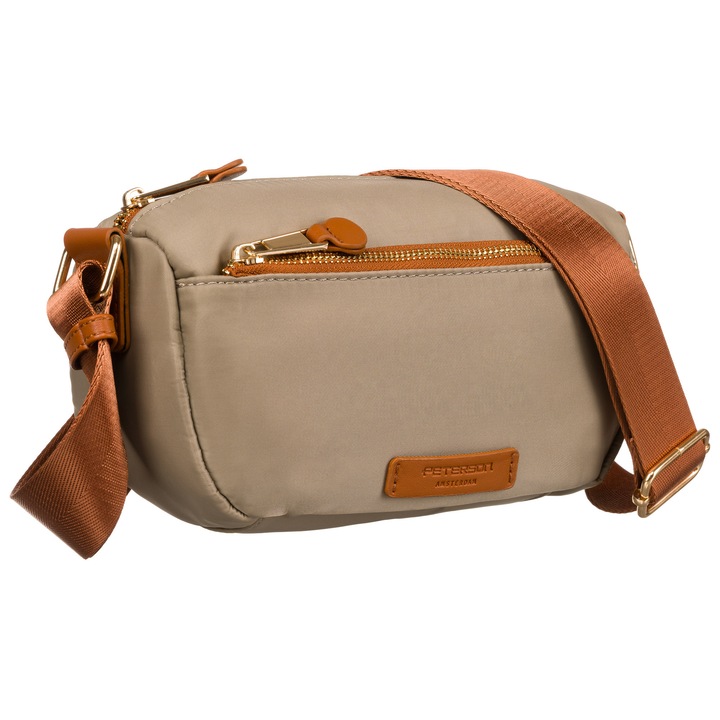 Geanta De Umar Pentru Femei, Peterson, Material Nylon, 25x14x12.5 cm, greutate 300 g, Inchidere Cu Fermoar, Curea Reglabila De 129 cm, Multicolor
