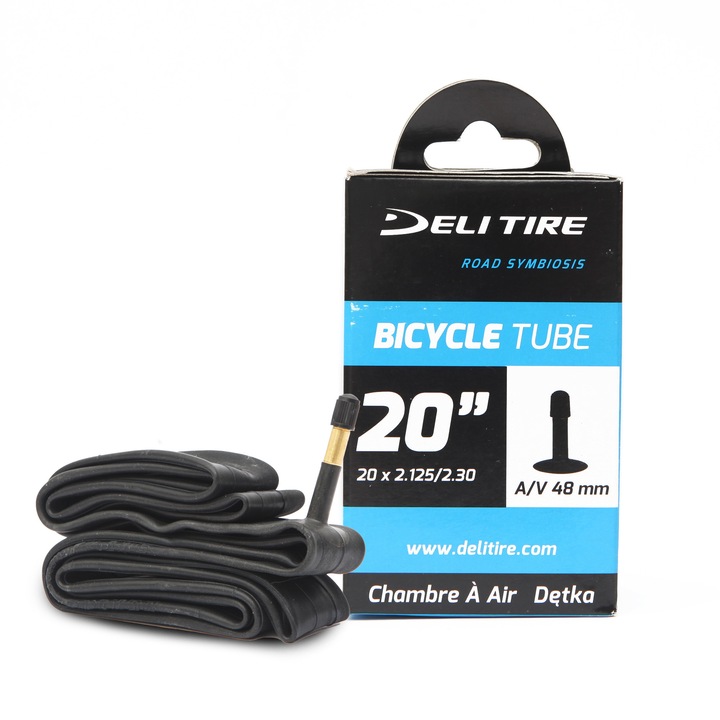 DELI GUMIABRONCS 20X2.125/2.30 AV 48MM kerékpárbelső