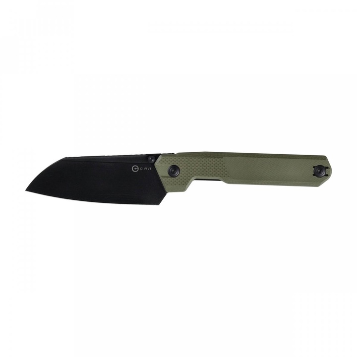Cutter pliabil Civivi Hid C23008-2, lama din otel 14C28N, maner G-10, verde
