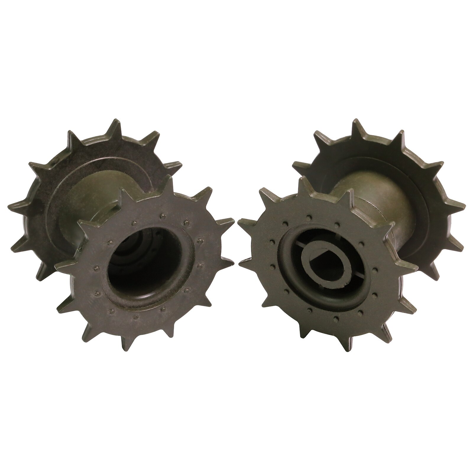Tanc Cu Roti Set 2 roti de antrenare pentru tanc M41 Walker Bulldog, verde inchis ...