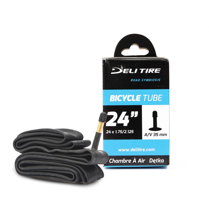 Kerékpárkamera 24X1.75/2.125 AV BOX DELI