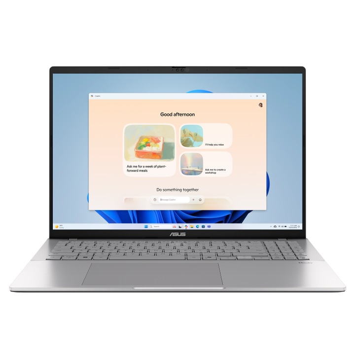 Лаптоп ASUS Vivobook S 16 S3607CA-RP037, S3607CA-RP037.500SSD, 16", Intel Core Ultra 7 255H (16-ядрен), Intel Arc 8 Core, 16GB onboard DDR5, Сребрист