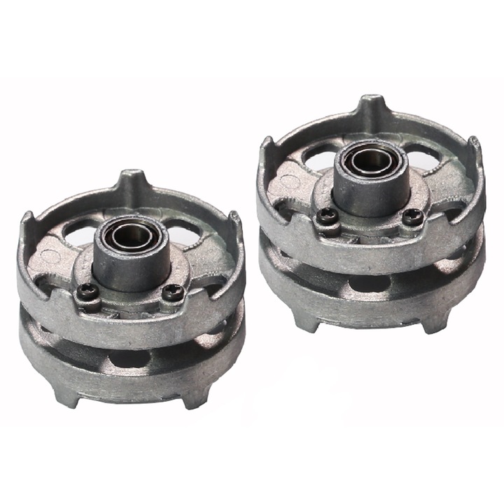 Fém feszítőgörgők T72 és T90-hez, 2 darabos készlet, szürke