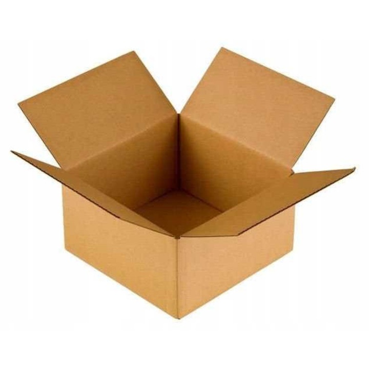 Set 10 cutii carton Pako 550x550x200mm 3 straturi maro