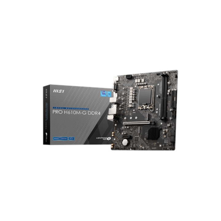 MSI PRO H610M-G DDR4 LGA 1700 1xHDMI 1xVGA 1xDP