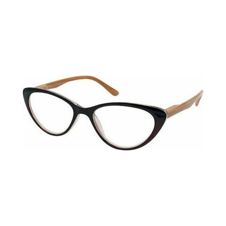 Ochelari de vedere EYELEAD, model E206, +1.25, culoare multicolor, brat din lemn