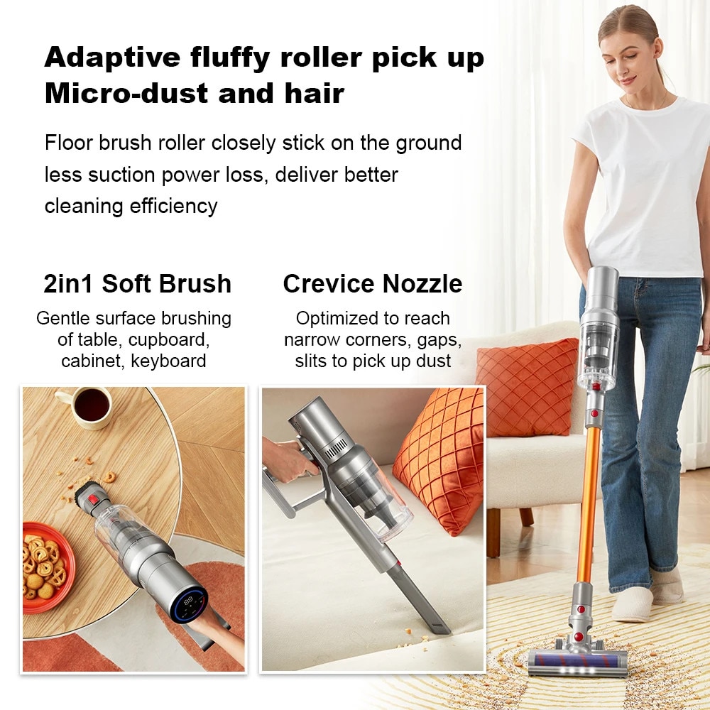 Aspirator portabil Liectroux i10, putere de aspiratie 27KPa, detectie inteligenta a prafului, 1 KG, 0.6-1 L