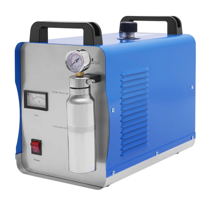 Masina de polisat, 400W, albastră, pentru materiale acrilice, dimensiune 48x28x36cm