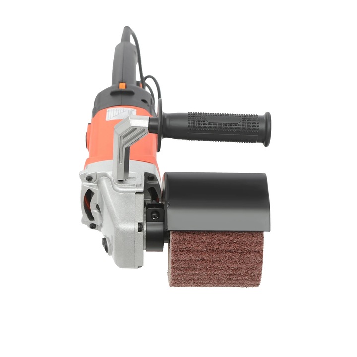Kézi csiszológép, 1400W, rézmotor, állítható sebesség 600-3600RPM, fekete-narancssárga, 46x21x22cm