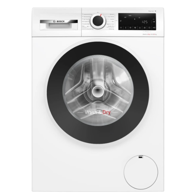 Masina de spalat rufe cu uscator Bosch WNG2540LSN, 10,5 kg, alb, 1400 rpm