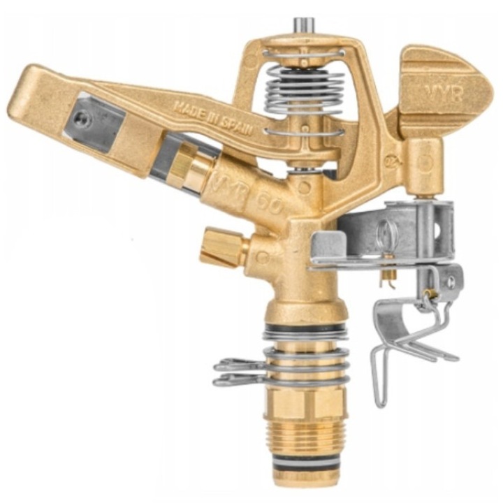 Ротационна пулсираща бронзова гумена шпатула, Bradas, 35 м, регулируема, 3/4"