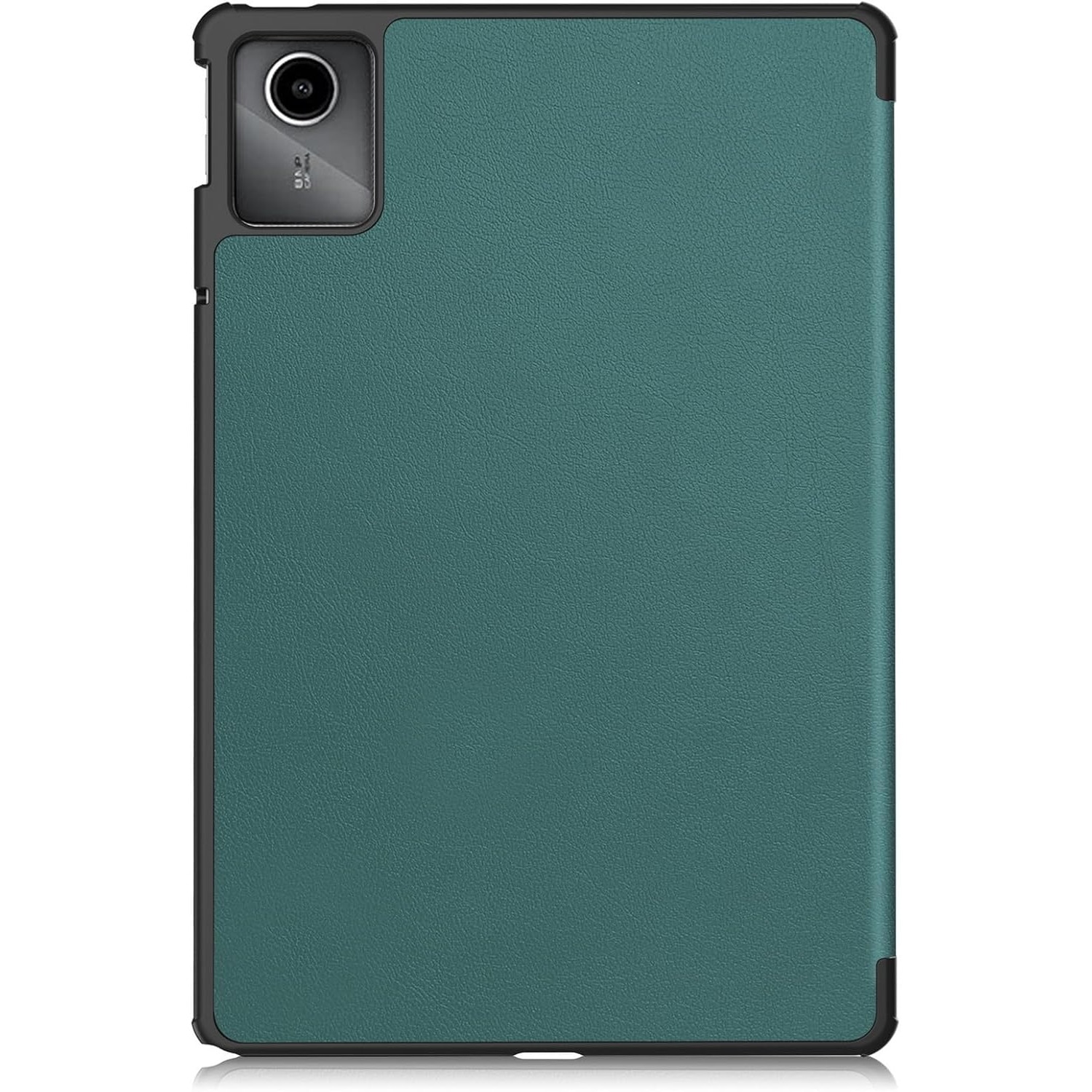 Husa pentru tableta Lenovo Tab M11, piele PU, Folio Slim Stand Tri-Fold Hard Case protejeaza tableta, functie Sleep/Wake, verde inchis